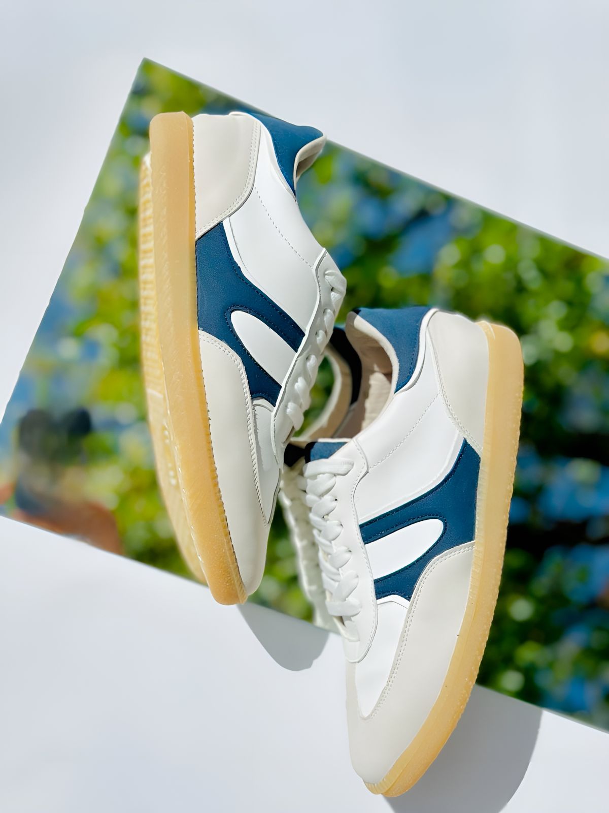 SAMBA - AZUL MARINO CON BEIGE Y BLANCO