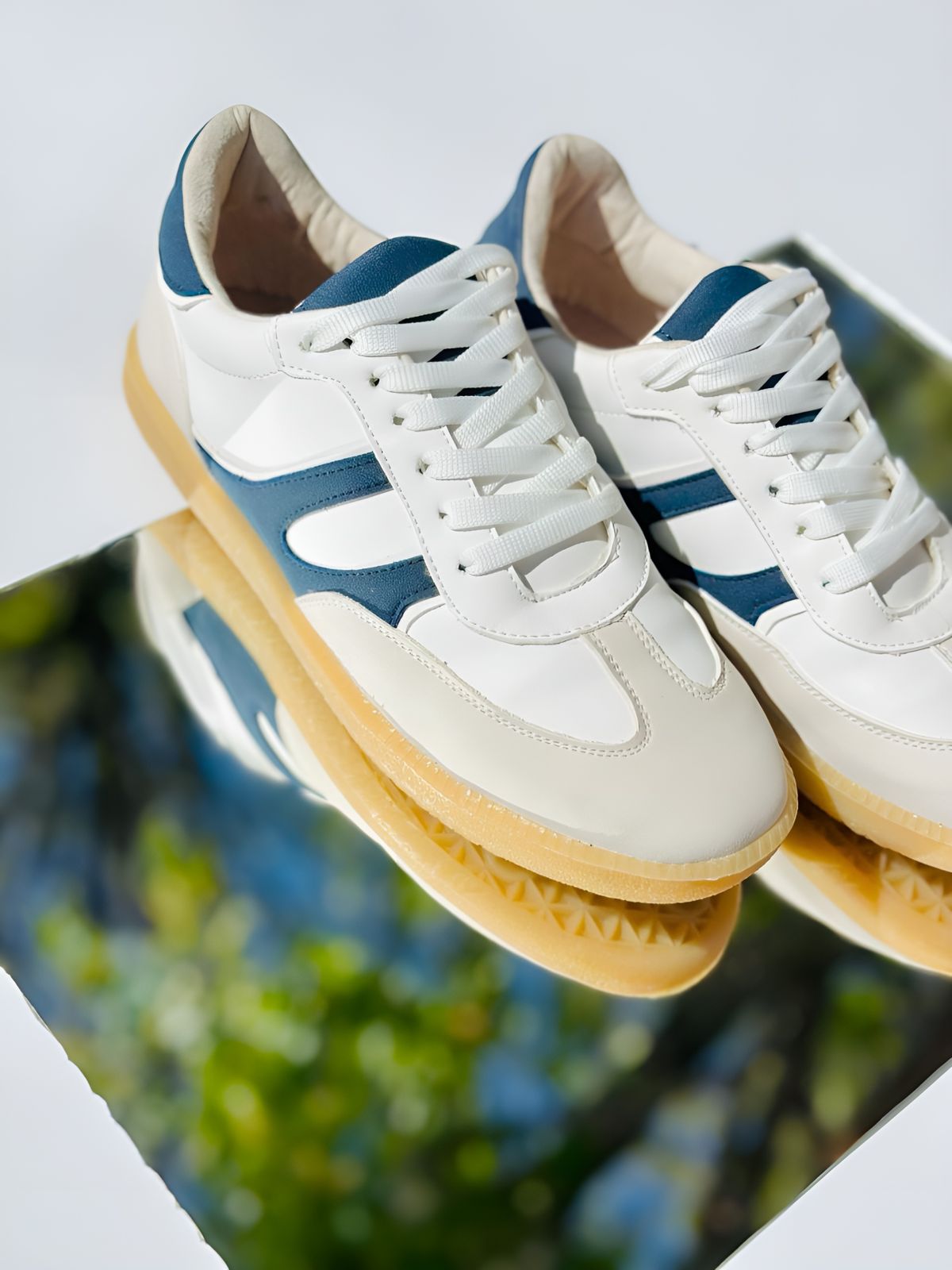 SAMBA - AZUL MARINO CON BEIGE Y BLANCO
