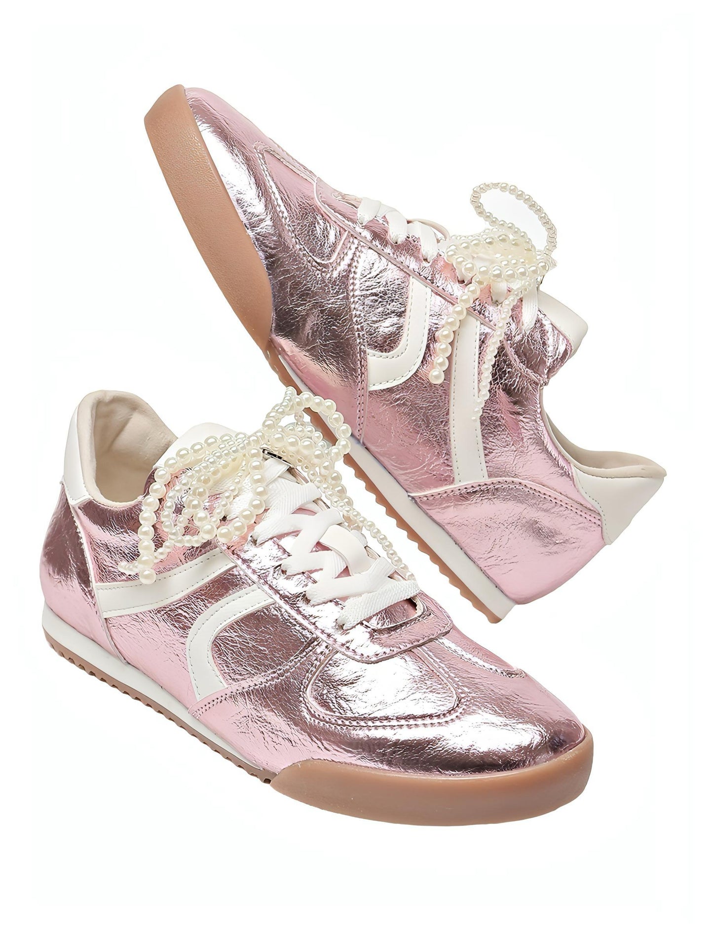 SAMBA - ROSA METALICO CON PERLAS