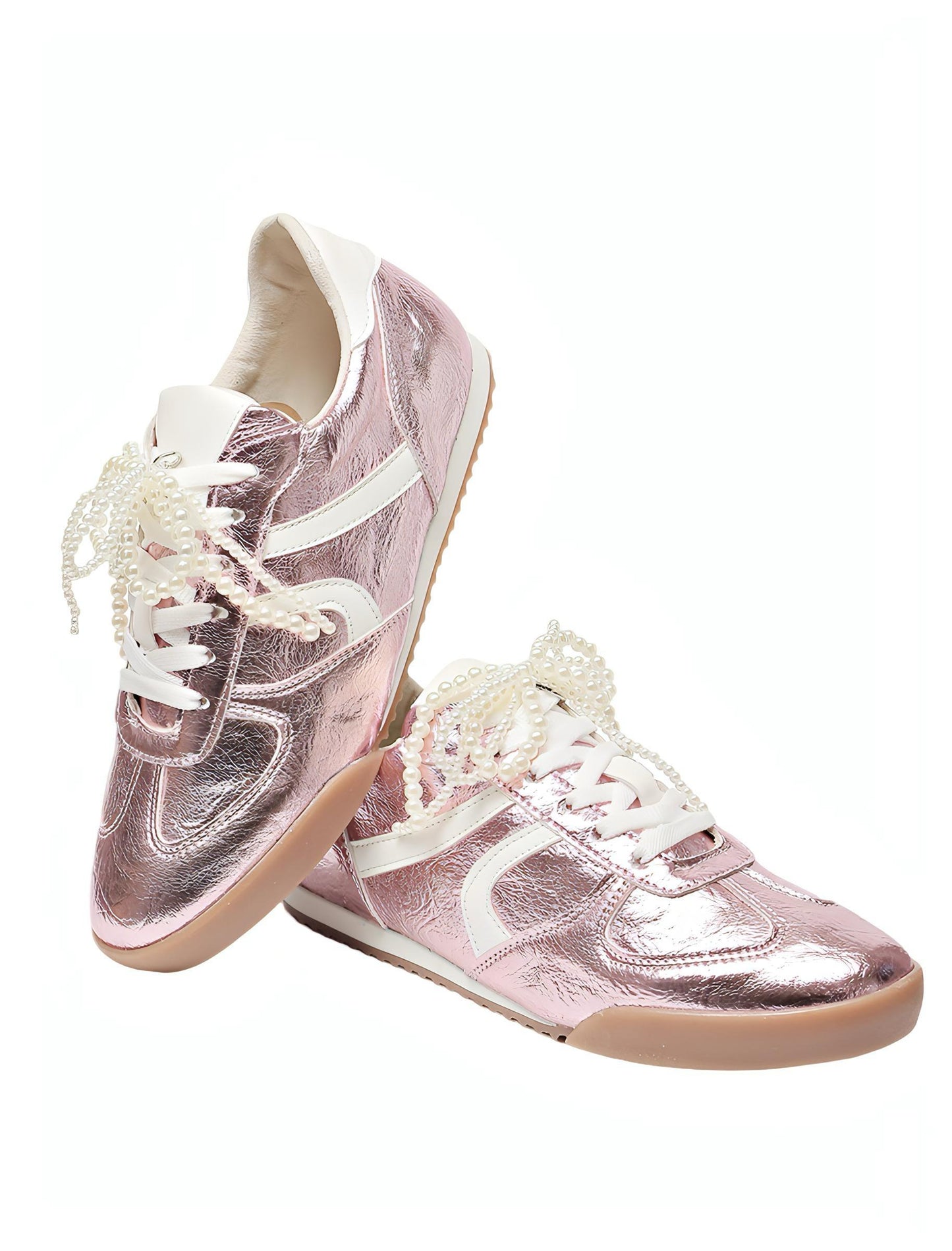 SAMBA - ROSA METALICO CON PERLAS