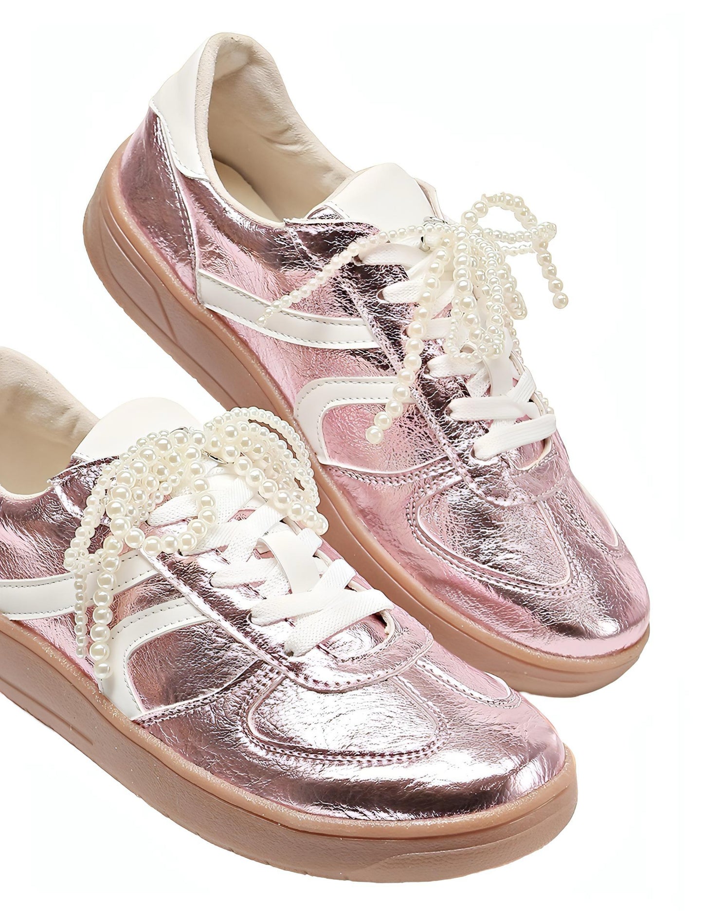 SAMBA - ROSA METALICO CON PERLAS