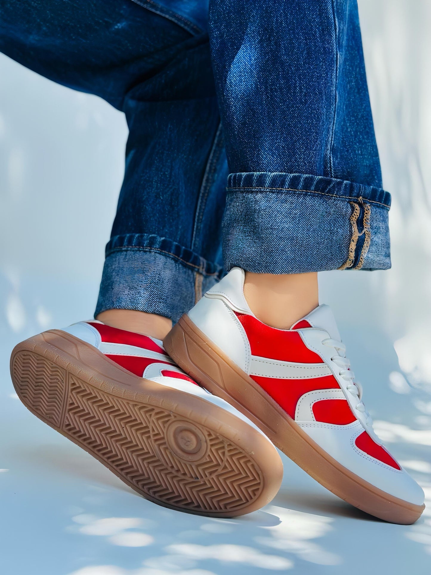 SAMBA - BLANCO CON ROJO