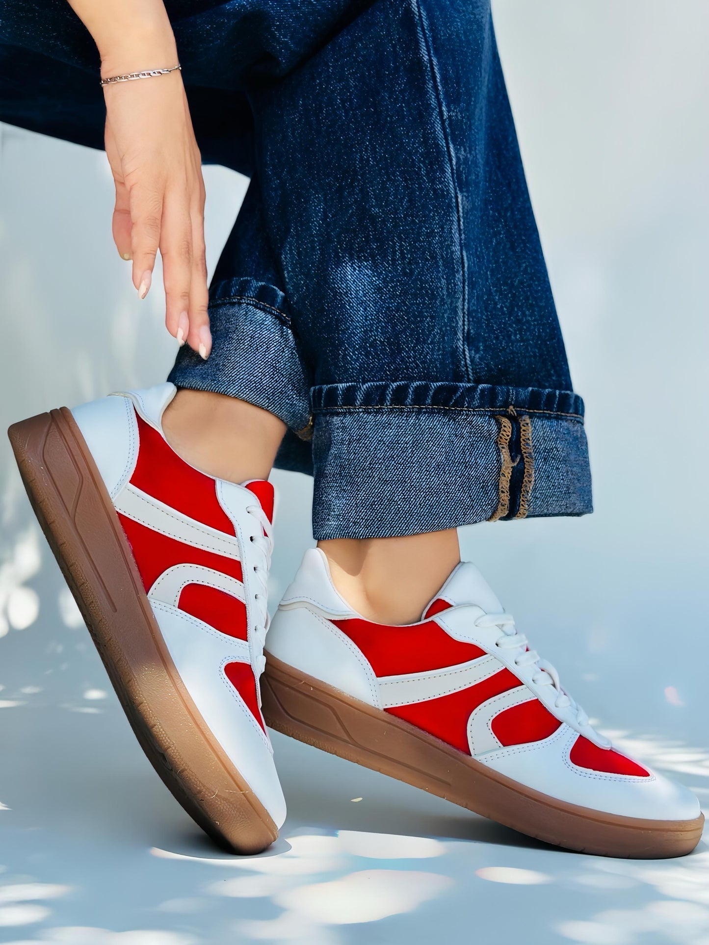 SAMBA - BLANCO CON ROJO