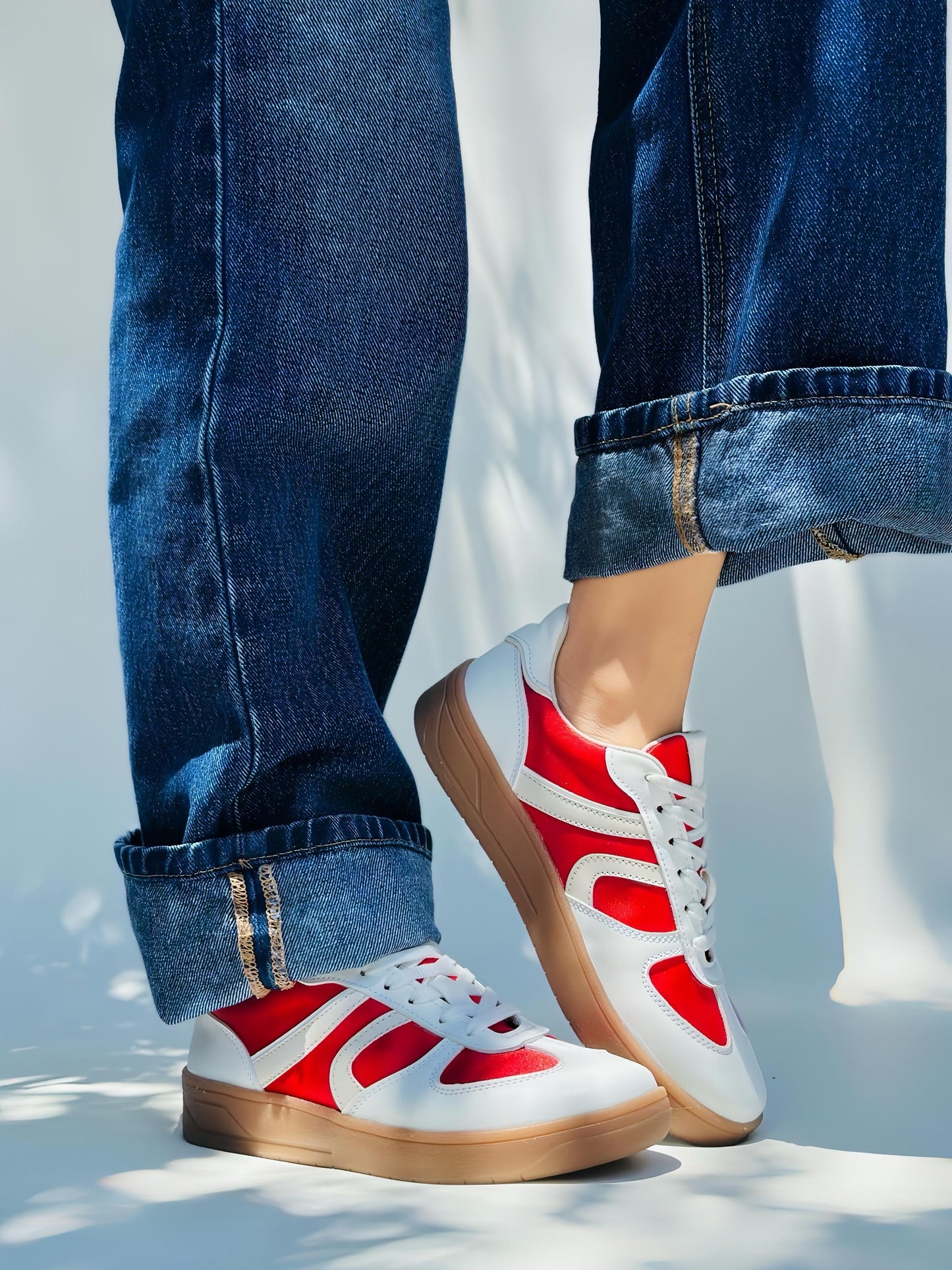 SAMBA - BLANCO CON ROJO