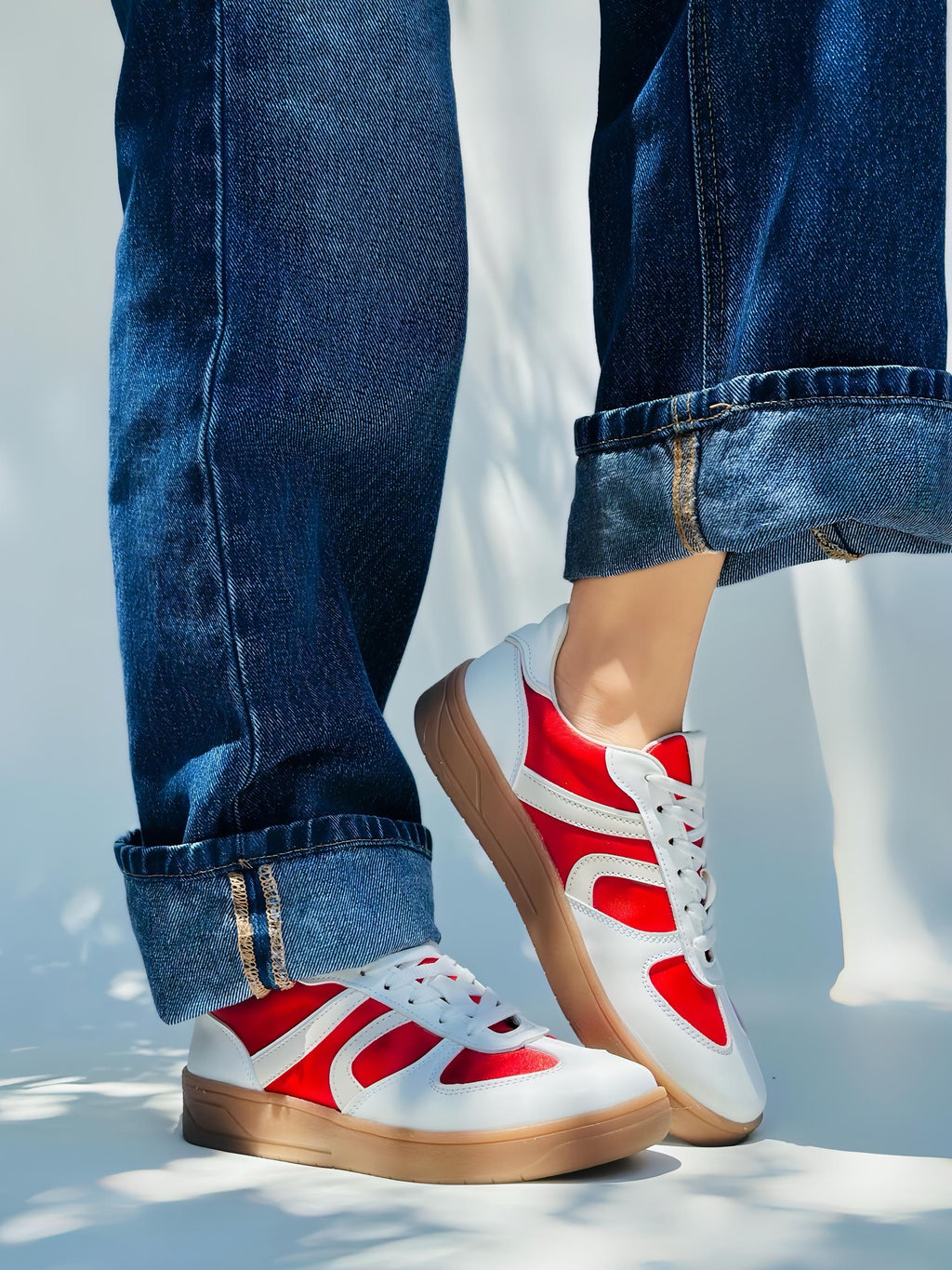 SAMBA - BLANCO CON ROJO