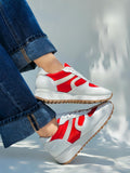 MUFFIN - BLANCO CON ROJO